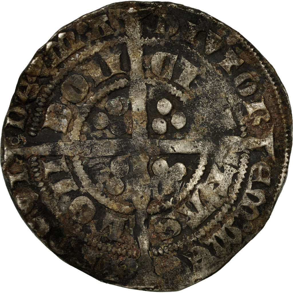 Münze, Großbritannien, Edward III, Gros, 1354-1355, London, S, Silber