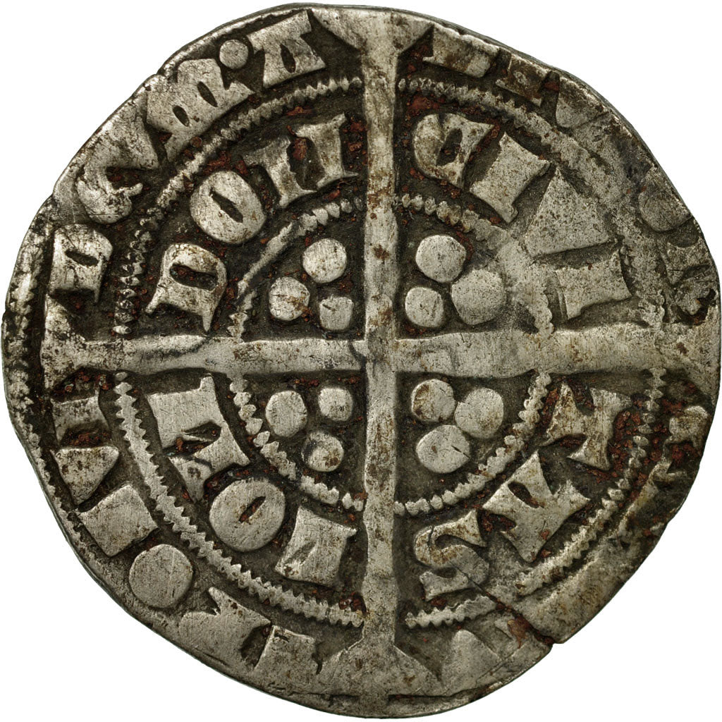 Münze, Großbritannien, Edward III, Gros, 1354-1355, London, S, Silber