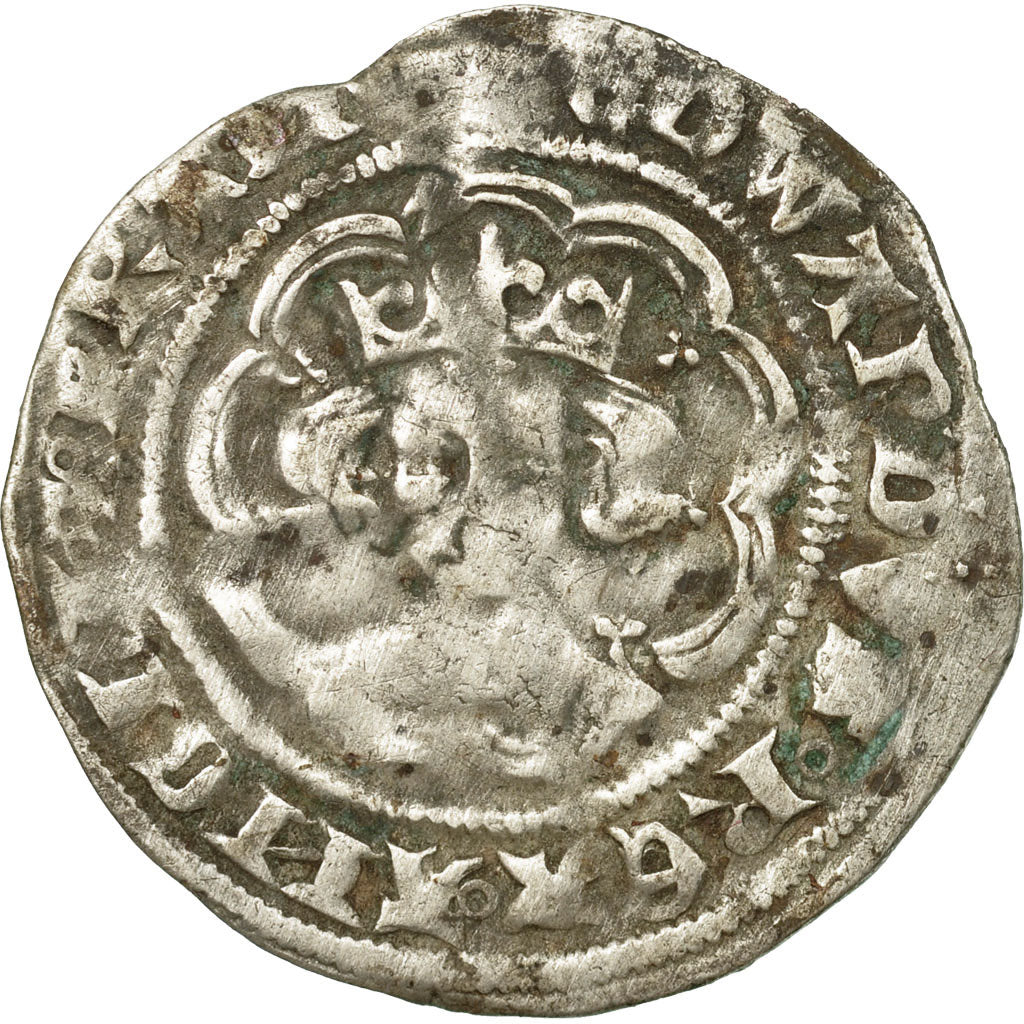 Coin, Great Britain, Edward III, Half Groat, London, VF(20-25), Silver