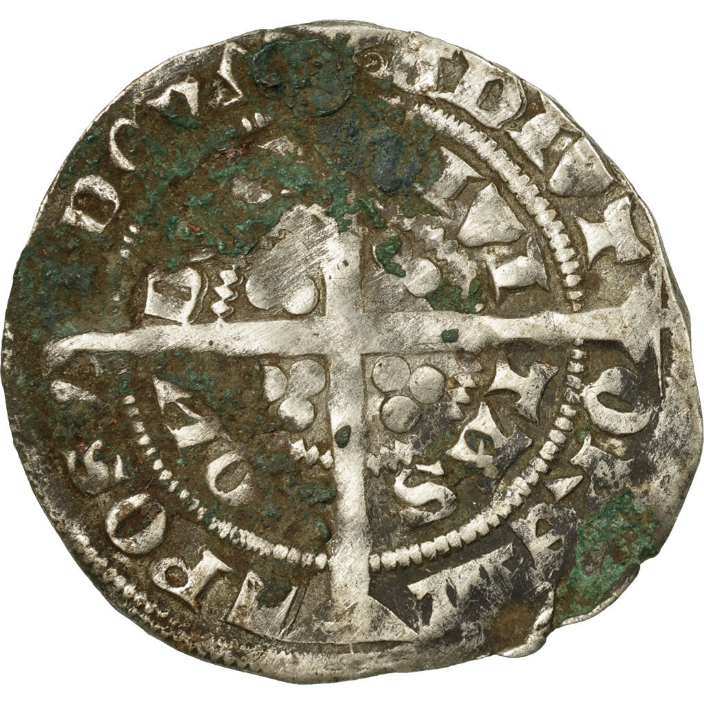 Coin, Great Britain, Edward III, Half Groat, London, F(12-15), Silver