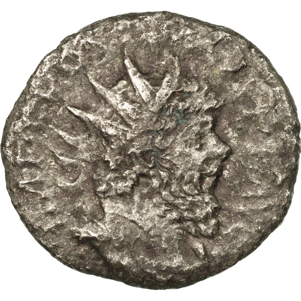 Moneda, Postumus, Antoninianus, 266, Trier, BC+, Vellón, RIC:60