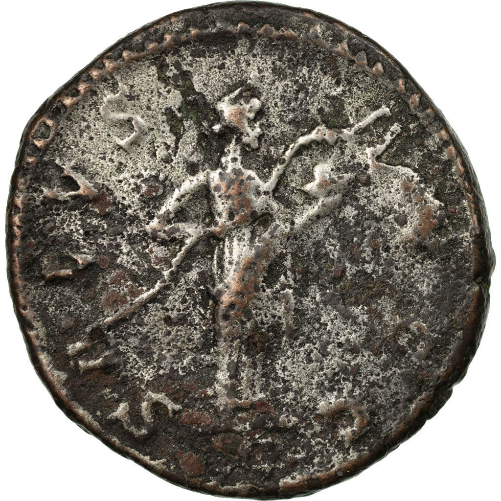 Moneda, Maximianus, Aurelianus, 290-291, Lyons, BC+, Vellón, RIC:422