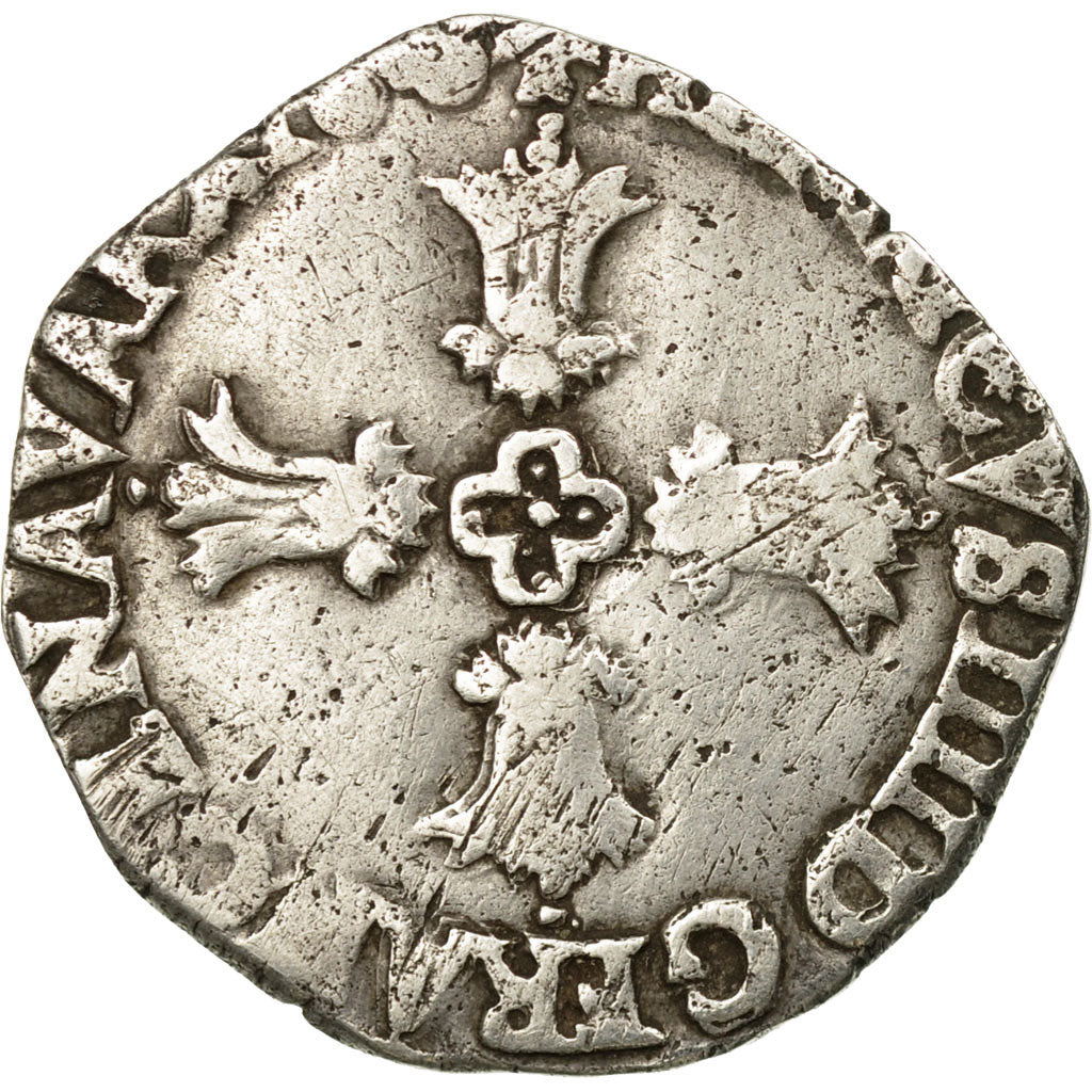 Coin, France, Henri IV, 1/8 Ecu, 1603, Bayonne, VF(20-25), Silver, KM:22.4
