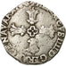 Coin, France, Henri IV, 1/8 Ecu, 1603, Bayonne, VF(20-25), Silver, KM:22.4