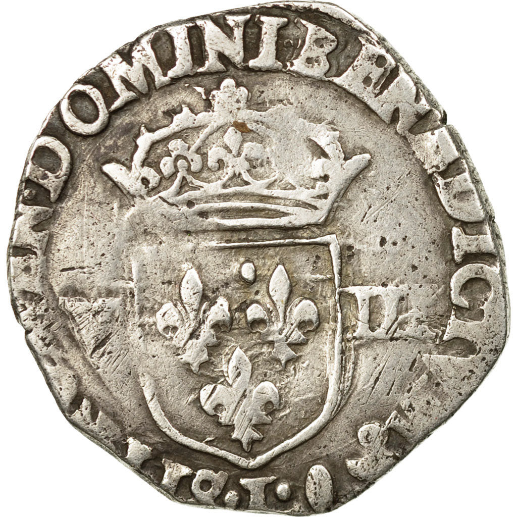 Coin, France, Henri IV, 1/8 Ecu, 1603, Bayonne, VF(20-25), Silver, KM:22.4