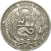 Moneda, Perú, Sol, 1895, Lima, EBC, Plata, KM:196.26