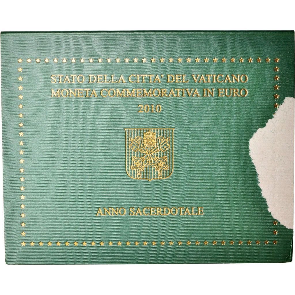 Vatican, 2 Euro, 2010, MS, Bi-Metallic