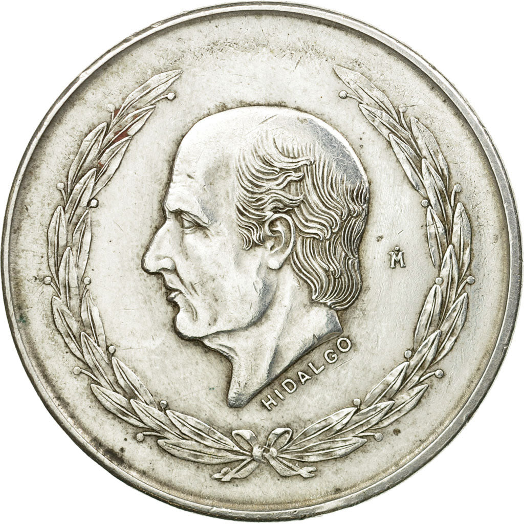 Moneda, México, 5 Pesos, 1952, Mexico City, MBC, Plata, KM:467