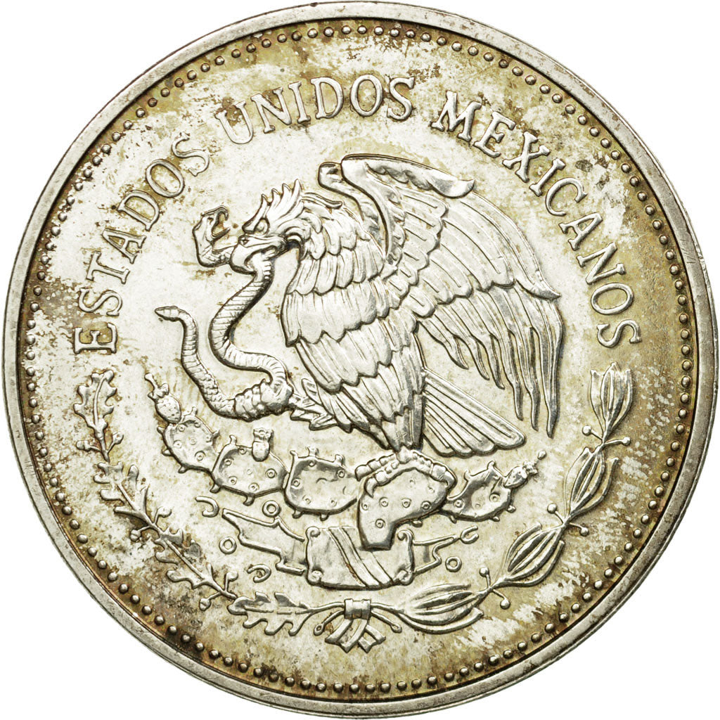Moneta, Messico, 100 Pesos, 1985, Mexico City, SPL, Argento, KM:499