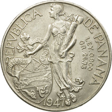 Monnaie, Panama, Balboa, 1947, SUP, Argent, KM:13