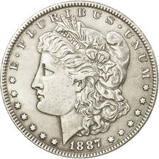 Moneda, Estados Unidos, Morgan Dollar, Dollar, 1887, U.S. Mint, Philadelphia