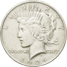 Moneta, Stati Uniti, Peace Dollar, Dollar, 1924, U.S. Mint, Philadelphia, BB