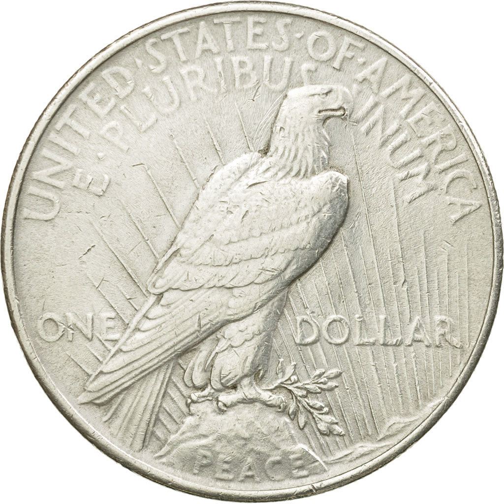 Monnaie, États-Unis, Peace Dollar, 1924, Philadelphie, TTB