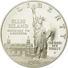 Monnaie, États-Unis, Dollar, 1986, U.S. Mint, San Francisco, SPL, Argent
