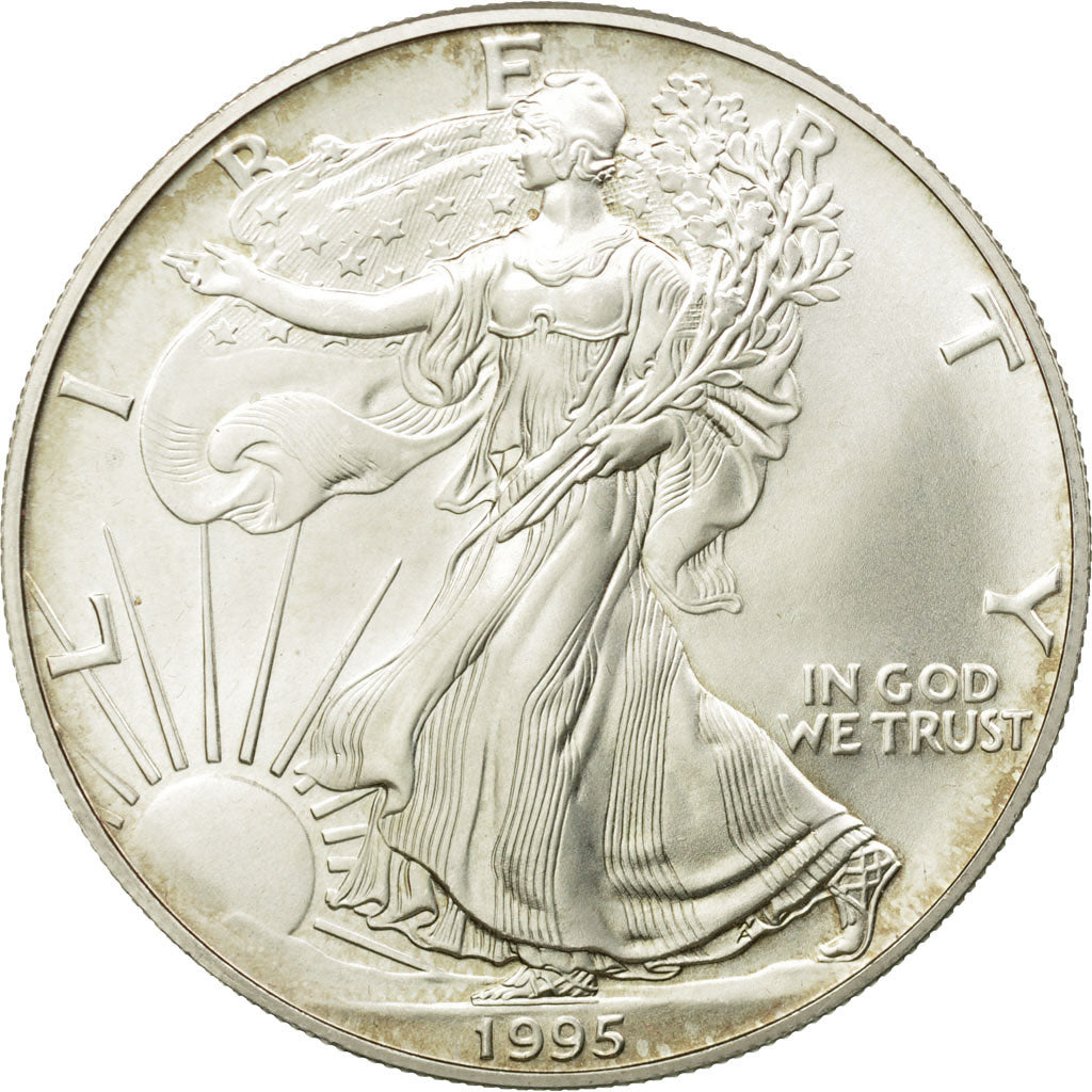 Moneta, Stati Uniti, Dollar, 1995, U.S. Mint, Philadelphia, SPL, Argento, KM:273