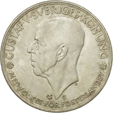 Moneta, Svezia, Gustaf V, 5 Kronor, 1935, BB+, Argento, KM:806