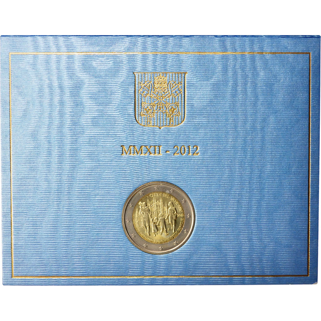 VATICAN CITY, 2 Euro, 2012, MS, Bi-Metallic, KM:435