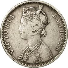 Monnaie, INDIA-BRITISH, Victoria, Rupee, 1887, Bombay, TB+, Argent, KM:492