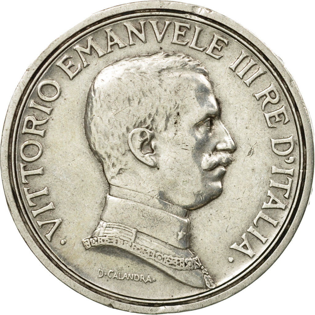 Münze, Italien, Vittorio Emanuele III, 2 Lire, 1916, Rome, SS, Silber, KM:55