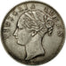 Coin, INDIA-BRITISH, Victoria, Rupee, 1840, Calcutta, AU(55-58), Silver