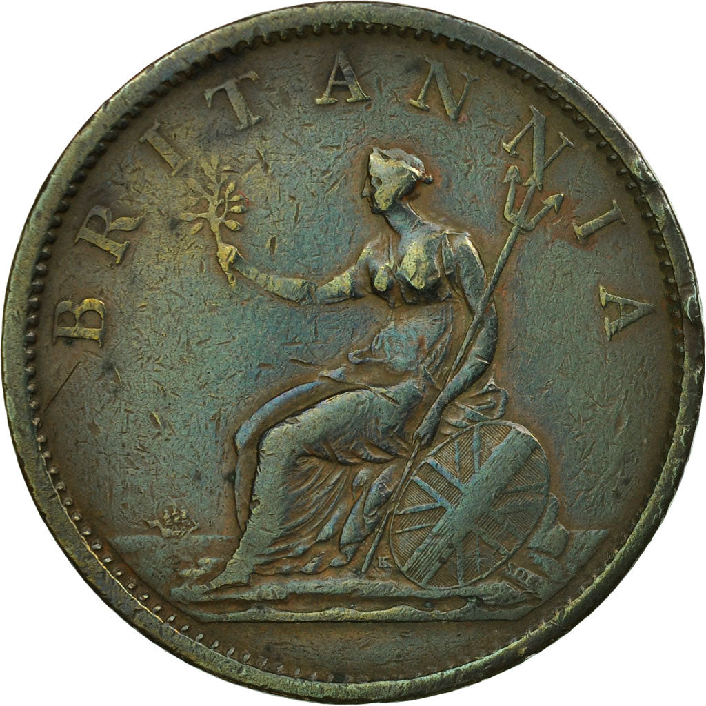 Coin, Great Britain, George III, Penny, 1806, Soho, VF(30-35), Copper, KM:663