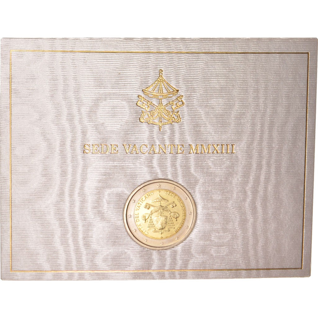 Vatican, 2 Euro, 2013, MS, Sede Vacante, Bi-Metallic