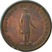 Moneta, Canada, LOWER CANADA, 2 Sous, PENNY, 1837, Soho Mint, Birmingham, MB+