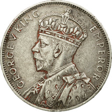 Coin, Mauritius, George V, Rupee, 1934, AU(50-53), Silver, KM:17