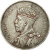 Coin, Mauritius, George V, Rupee, 1934, AU(50-53), Silver, KM:17