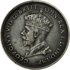 Coin, Australia, George V, Florin, 1927, Melbourne, EF(40-45), Silver, KM:31