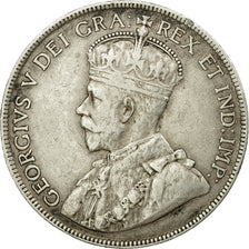 Moneta, Canada, George V, 50 Cents, 1917, Royal Canadian Mint, Ottawa, BB