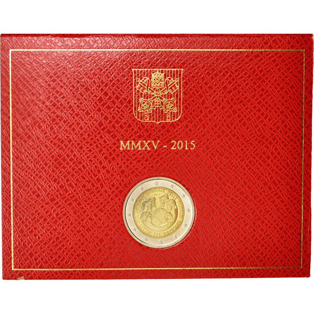 Vatican, 2 Euro, 2015, MS, Bi-Metallic