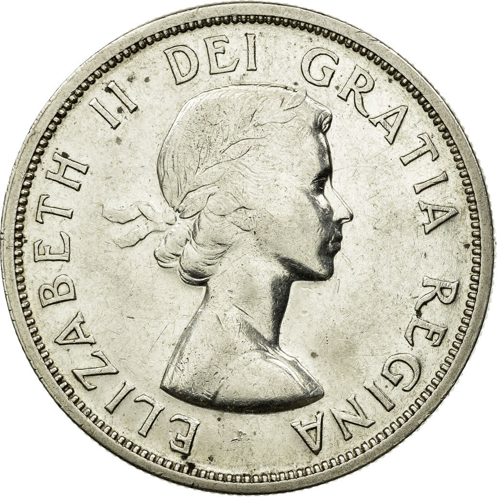 Coin, Canada, Elizabeth II, Dollar, 1958, Royal Canadian Mint, Ottawa
