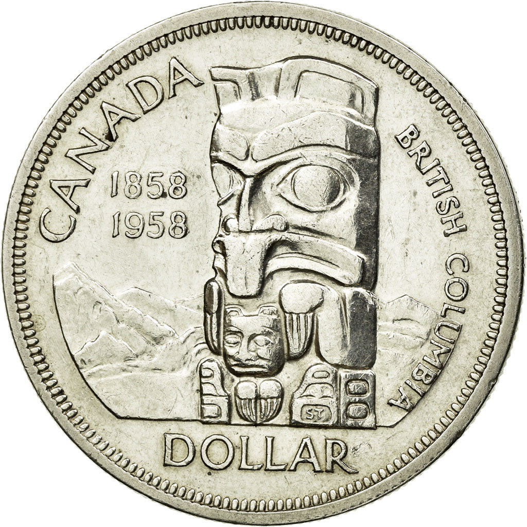Coin, Canada, Elizabeth II, Dollar, 1958, Royal Canadian Mint, Ottawa