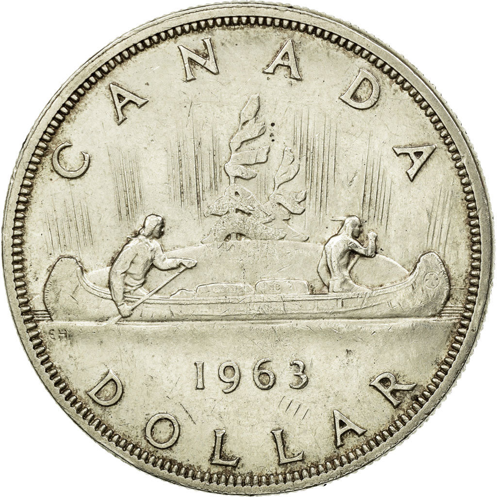 Münze, Kanada, Elizabeth II, Dollar, 1963, Royal Canadian Mint, Ottawa, SS