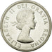 Coin, Canada, Elizabeth II, Dollar, 1964, Royal Canadian Mint, Ottawa