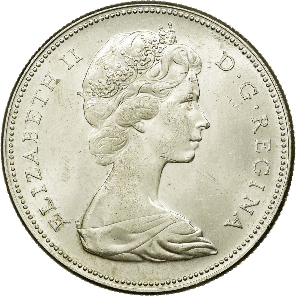 Coin, Canada, Elizabeth II, Dollar, 1967, Royal Canadian Mint, Ottawa