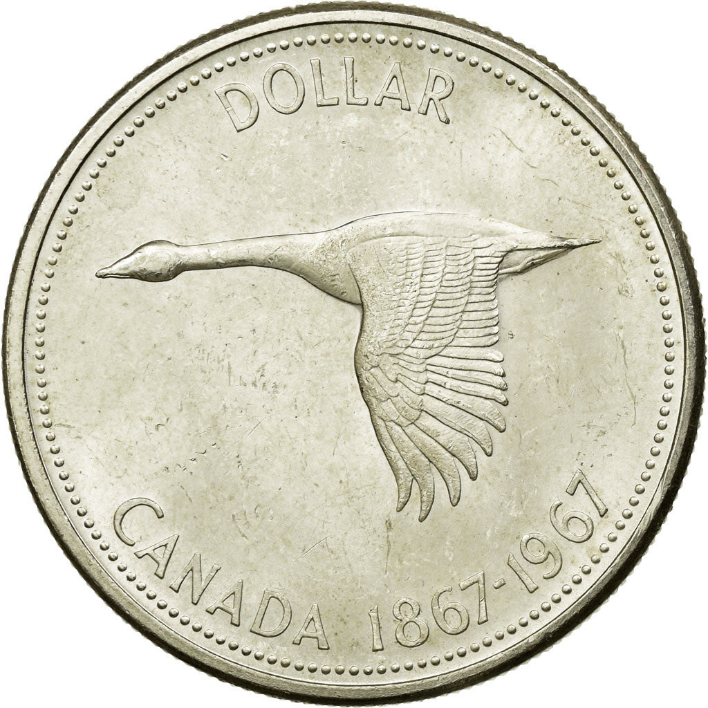 Coin, Canada, Elizabeth II, Dollar, 1967, Royal Canadian Mint, Ottawa