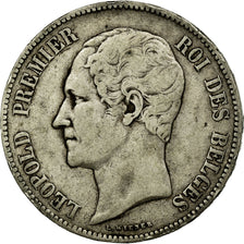 Coin, Belgium, Leopold I, 5 Francs, 5 Frank, 1851, VF(30-35), Silver, KM:17
