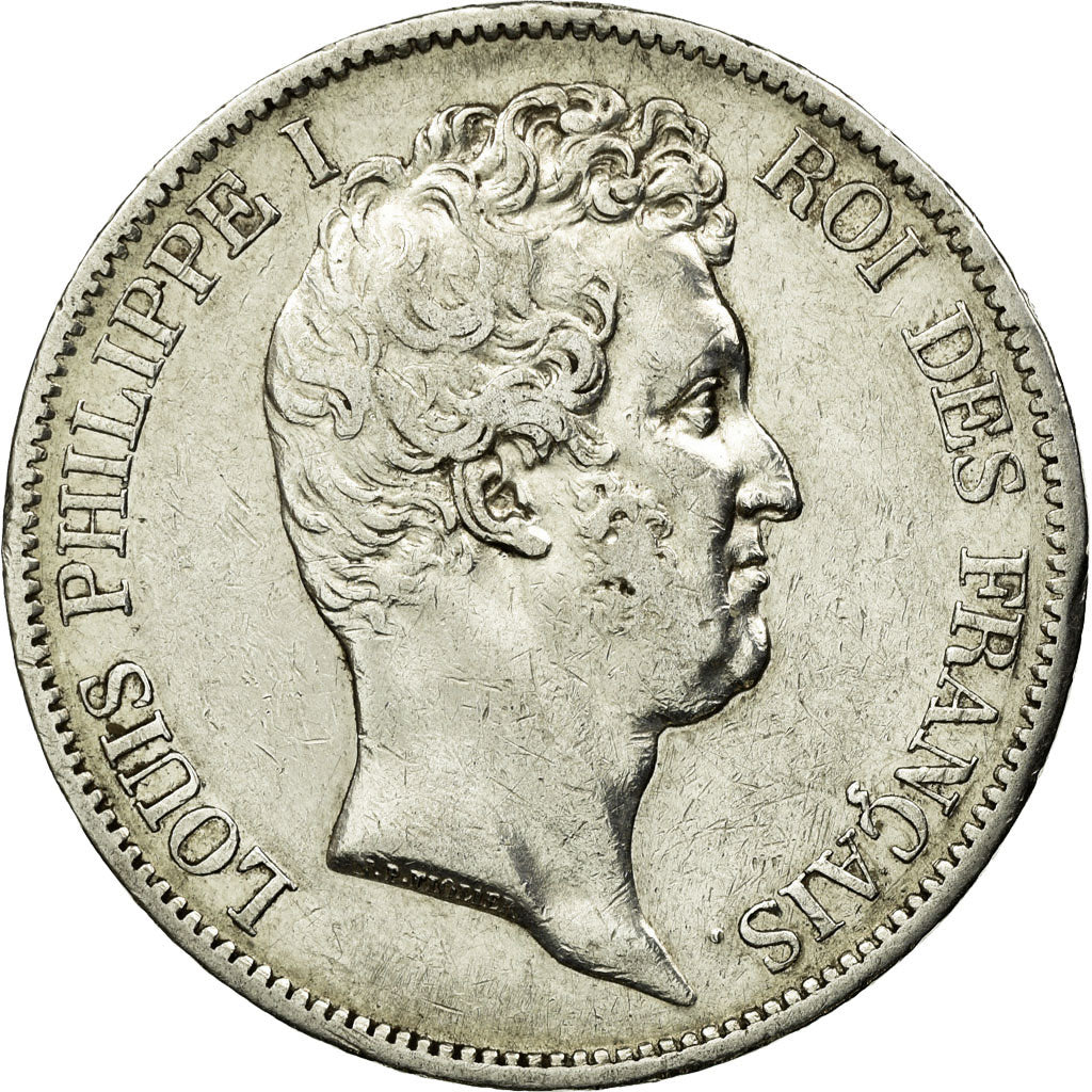 Coin, France, Louis-Philippe, 5 Francs, 1831, Paris, EF(40-45), Silver