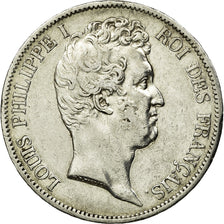 Coin, France, Louis-Philippe, 5 Francs, 1831, Paris, EF(40-45), Silver