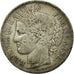 Coin, France, Cérès, 5 Francs, 1849, Strasbourg, VF(20-25), Silver, KM:761.2