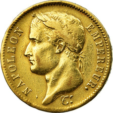 Coin, France, Napoléon I, 40 Francs, 1811, Paris, VF(30-35), Gold, KM:696.1