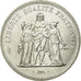 Monnaie, France, Hercule, 50 Francs, 1974, Avers 20 francs, SUP, Argent