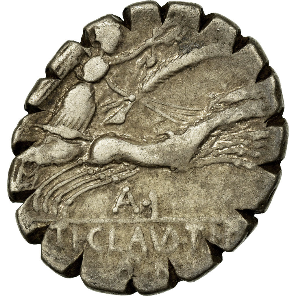 Monnaie, Claudia, Denarius Serratus, 79 BC, Rome, TTB, Argent, Crawford:383/1
