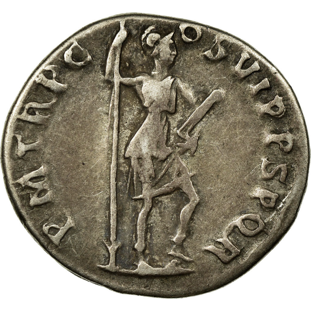 Moneta, Trajan, Denarius, 114-117, Rome, BB, Argento, RIC:355