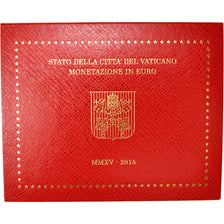 Vatican, 1 Cent to 2 Euro, 2015, MS, Bi-Metallic