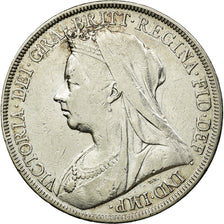 Coin, Great Britain, Victoria, Crown, 1898, VF(30-35), Silver, KM:783