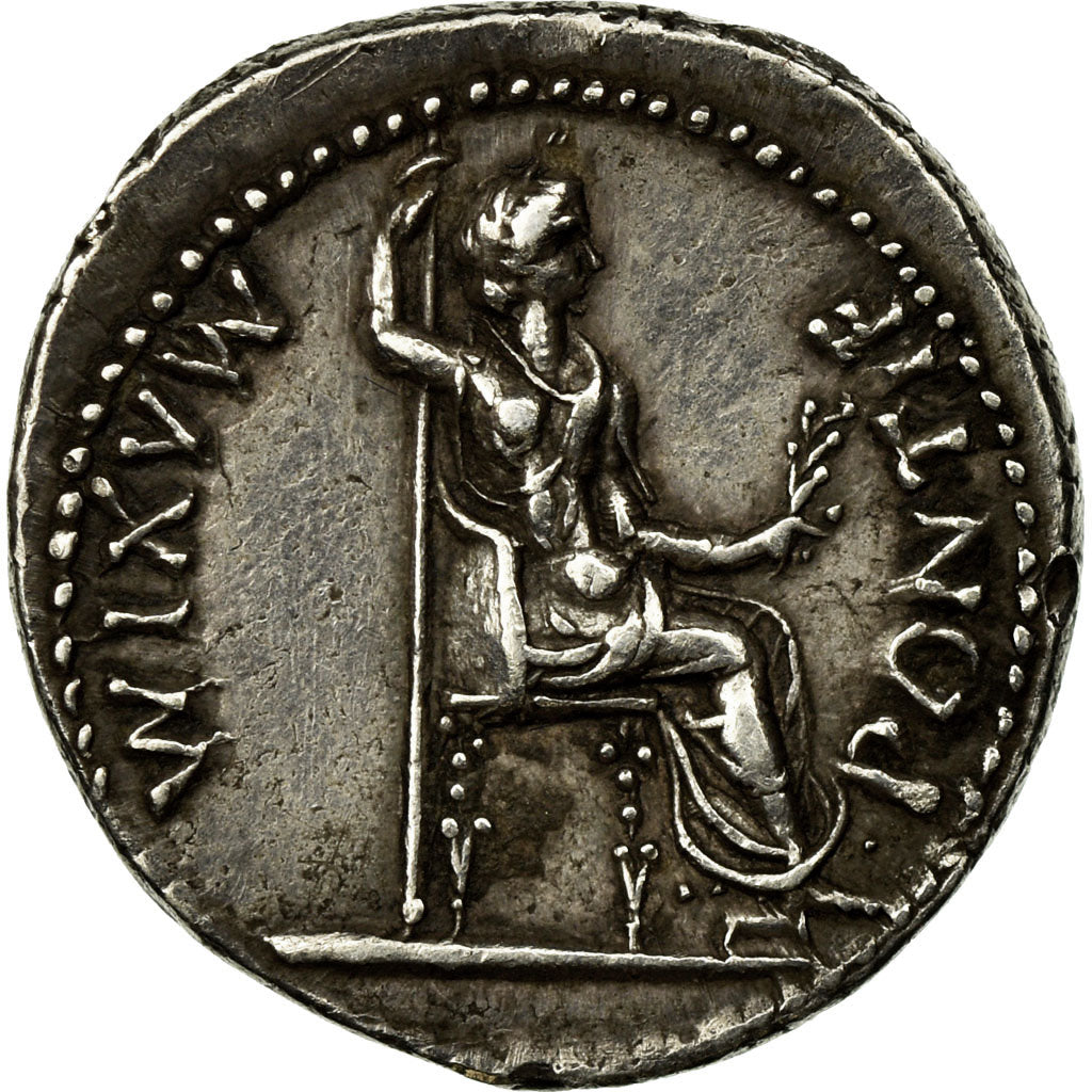 Monnaie, Tibère, Denier, 22-30 AD, Lyon, SUP, Argent, RIC:30