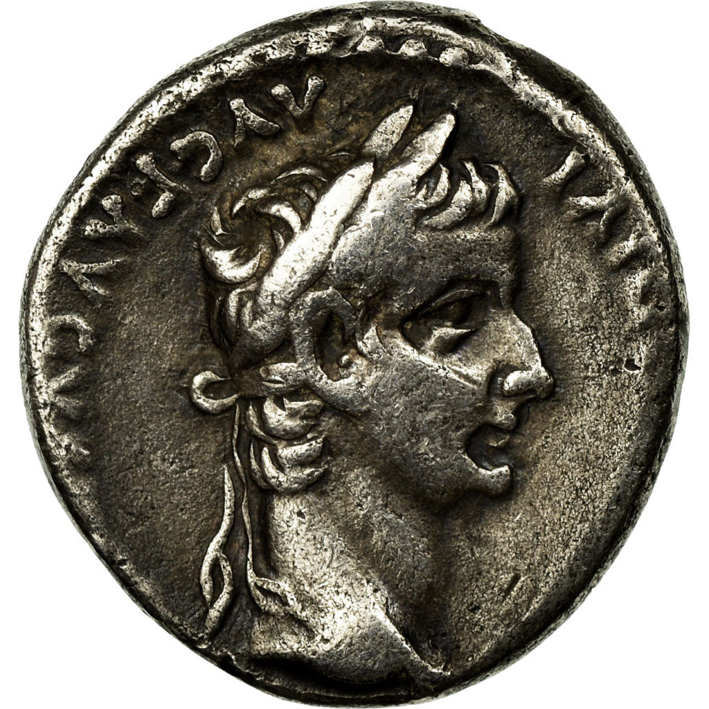 Monnaie, Tibère, Denier, 22-30 AD, Lyon, TTB, Argent, RIC:30